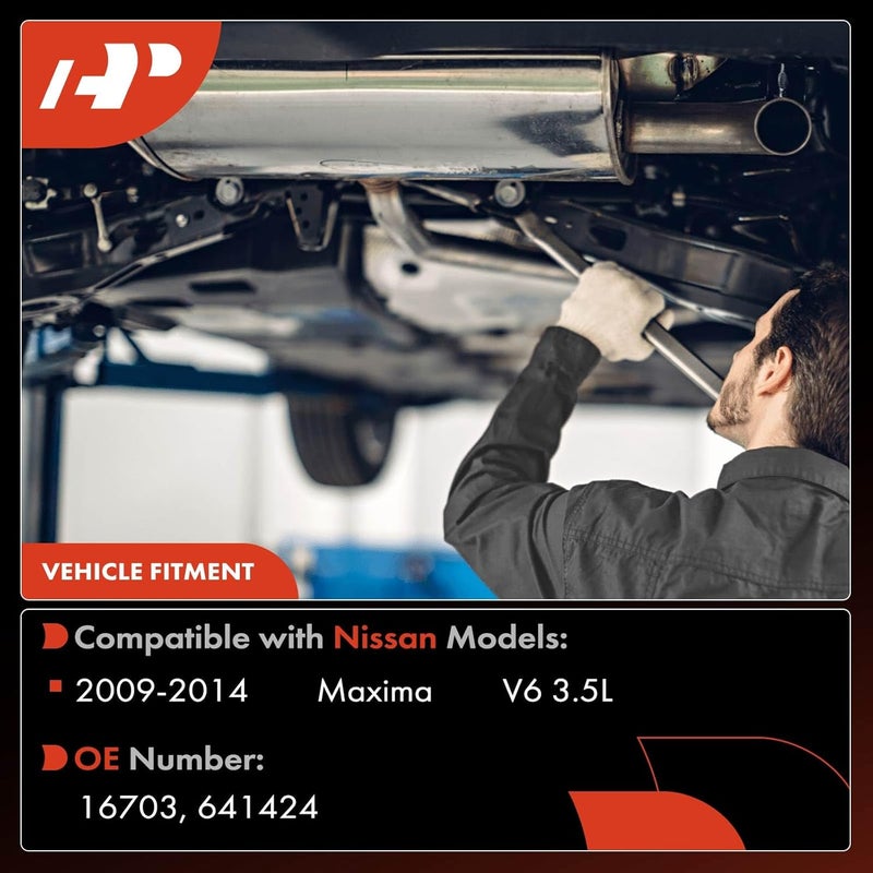 A-Premium Front Catalytic Converter Kit for Nissan Maxima 2009-2014 - Image 2