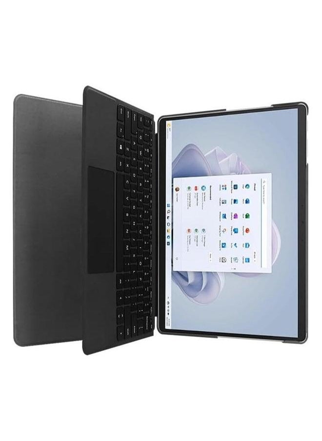 Compatible with Microsoft Surface Pro 11 (2024) 13 inch Case,PU Leather Flip Stand Hard PC Back Cover for Funda Tablet Case  - Image 3