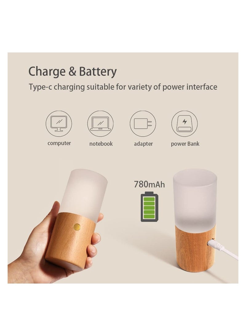 Zikra Acrylic Touch Lamp, (7 Color Changing RGB) Gravity Sensor Night Light Kids Night Light Touch Activated Bedroom Lamp Battery Operated Lamp for Bedroom Living Room,Kids Room,College Dorm,Office - Image 5