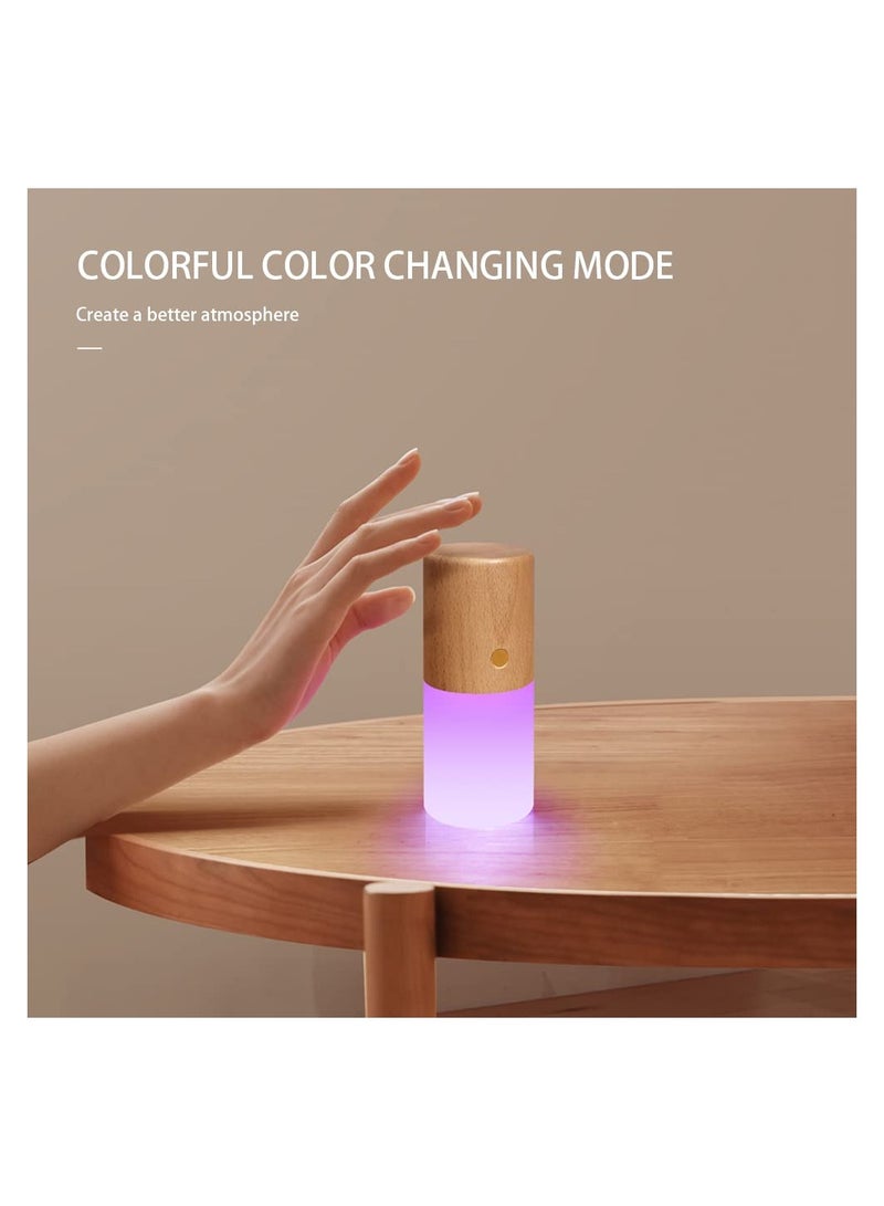 Zikra Acrylic Touch Lamp, (7 Color Changing RGB) Gravity Sensor Night Light Kids Night Light Touch Activated Bedroom Lamp Battery Operated Lamp for Bedroom Living Room,Kids Room,College Dorm,Office - Image 4