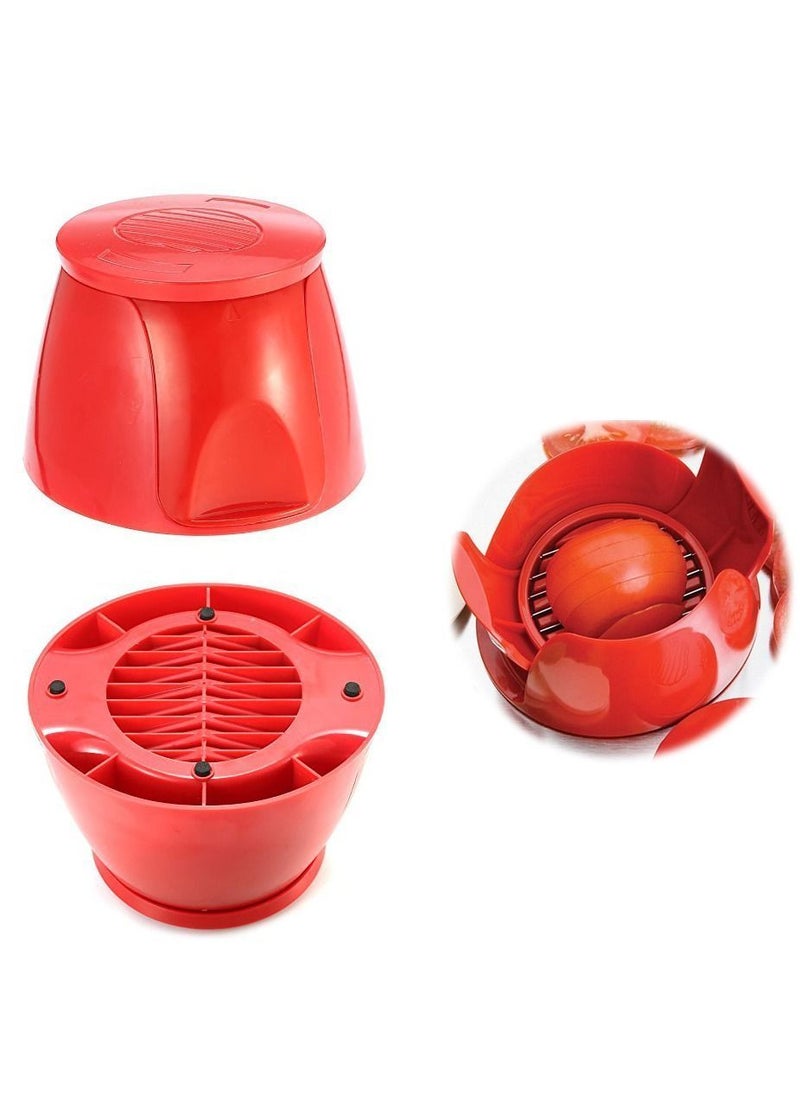 Y&D Tomato Slicer Cutter, 1Pcs Manual Onion Fruits Chopper Vegetables Cutter Kitchen Accessories  - Image 1