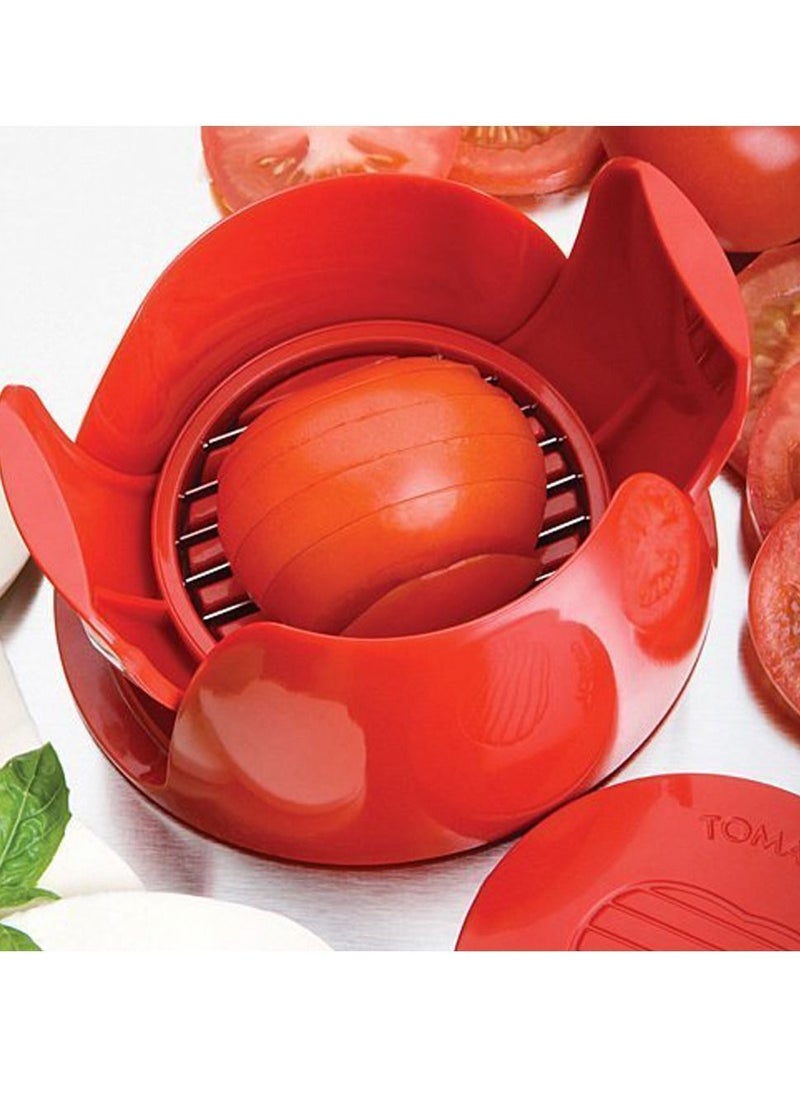 Y&D Tomato Slicer Cutter, 1Pcs Manual Onion Fruits Chopper Vegetables Cutter Kitchen Accessories  - Image 3