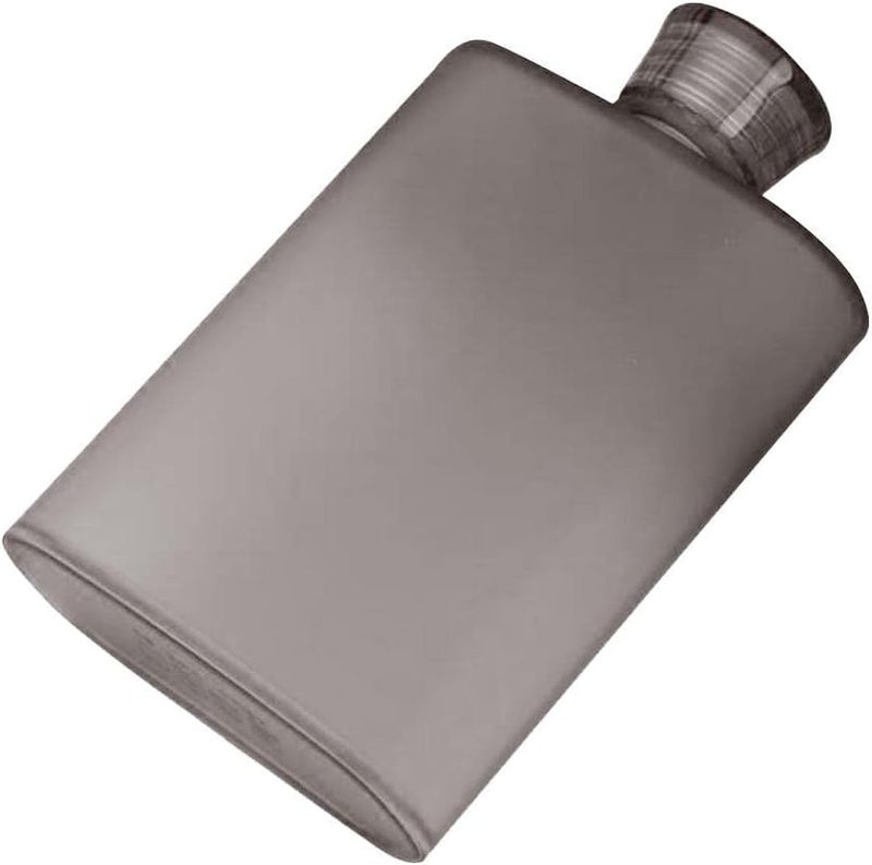 klarako Portable Stylish Flat BPA Free Drink Bottle/Water Bottle, Notebook Design Sports Drinking Bottle, Gray, 16x10.1cm - Image 5