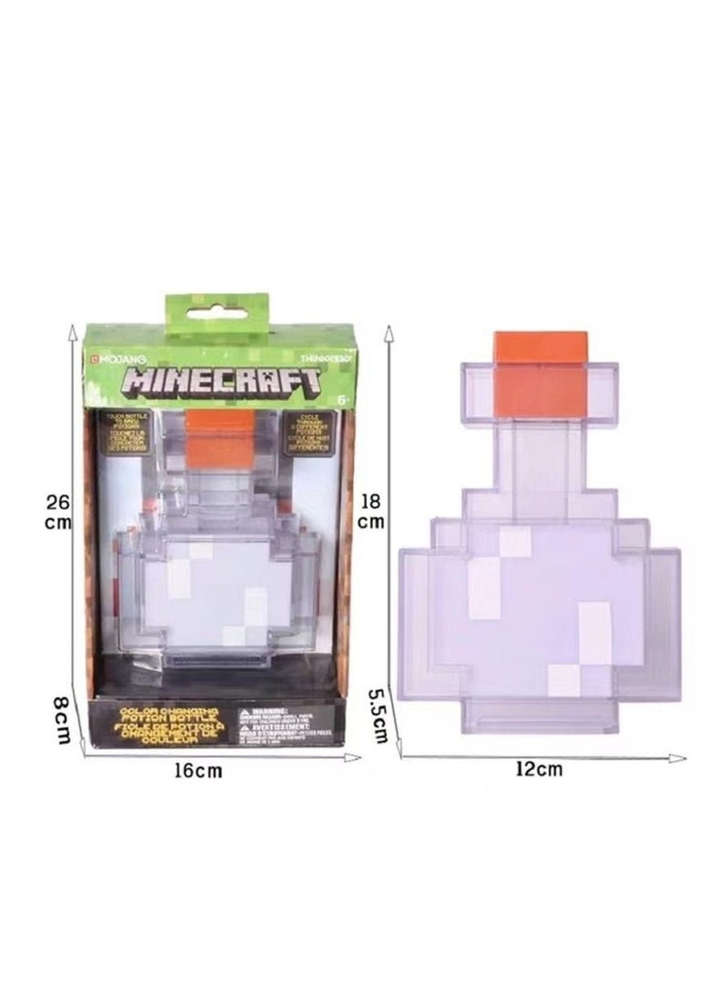 Generic - Minecraft LED ambient night light, torch Torch ore type table lamp, color change bottle lamp - Image 1