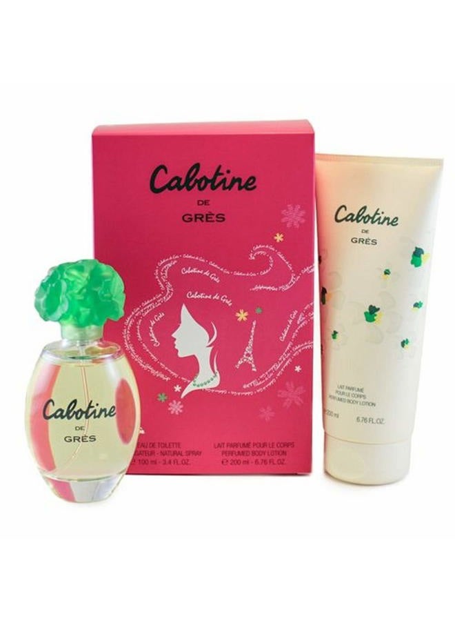 Parfums Cabotine De By Parfums For Women. Gift Set (Eau De Toilette Spray 3.4-Ounces + Perfumed Body Lotion 6.76-Ounces)