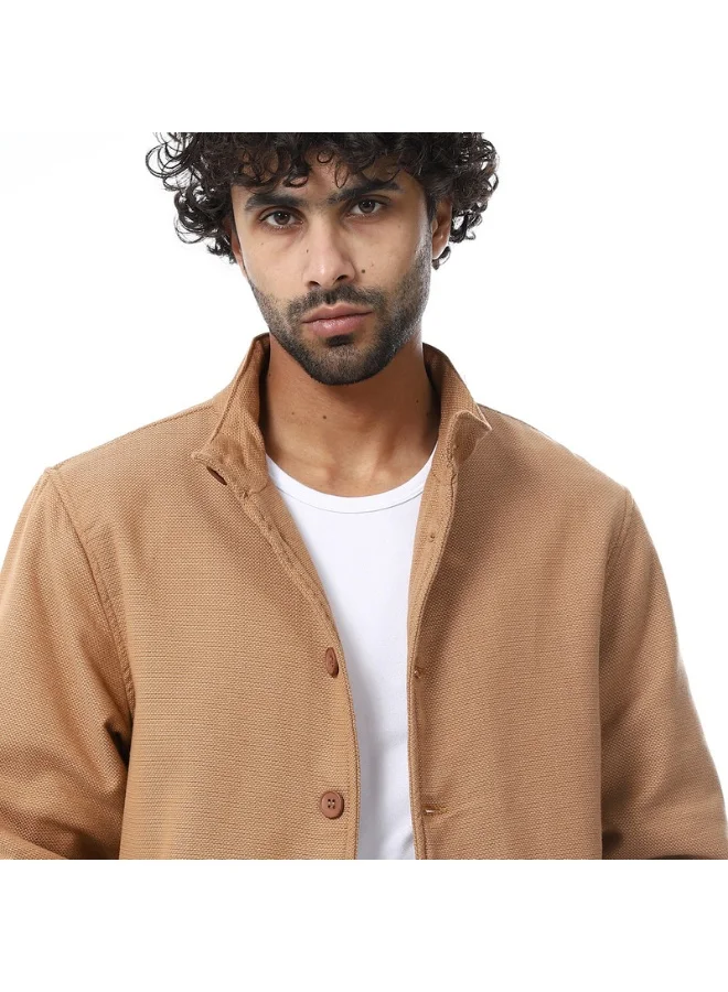 كوب جاكيت رجالي عصري بأكمام طويلة