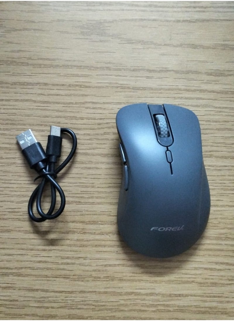 Forev - FV-G200 Rechargeable Dual Mode Bluetooth / 2.4G Wireless Mouse  - 6 Buttons - Saving On / Off Button - 3200 DPI - Lightweight Ergonomic Design For Gaming Office Business - Image 1