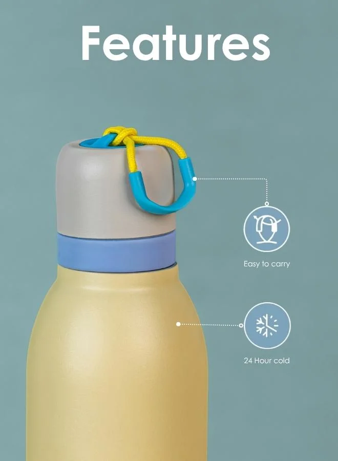 Casa Quesera SNAPTRON® QUICKSIP TWIST Insulated Stainless Steel Bottle