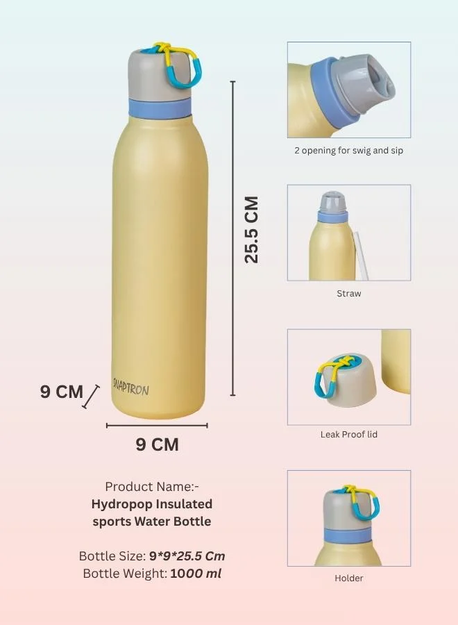 Casa Quesera  SNAPTRON® QUICKSIP TWIST Insulated Stainless Steel Bottle  | Best Price UAE