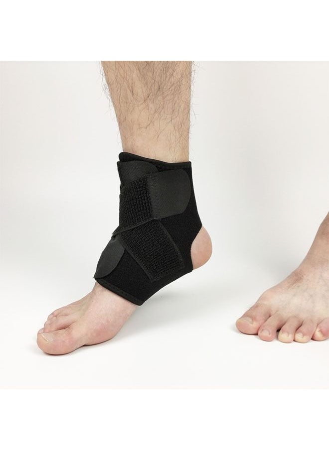 Ankle Brace Stretchy Compression Sleeve with Adjustable Compression Straps, Ankle Wrap Support Sports Bandage, Breathable Comfortable Ankle Support Brace for Sprains Eases Swelling