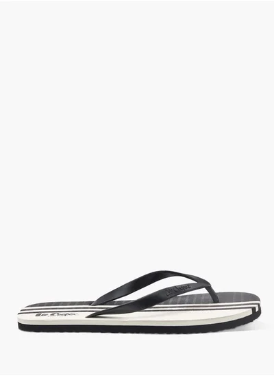 Lee Cooper Mens Printed Thong Slippers