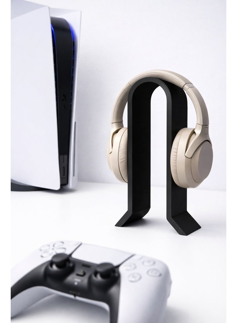 Headphone Stand Holder – Minimal Desk Headset Stand (25 cm Height, 12 cm Width) - Image 4