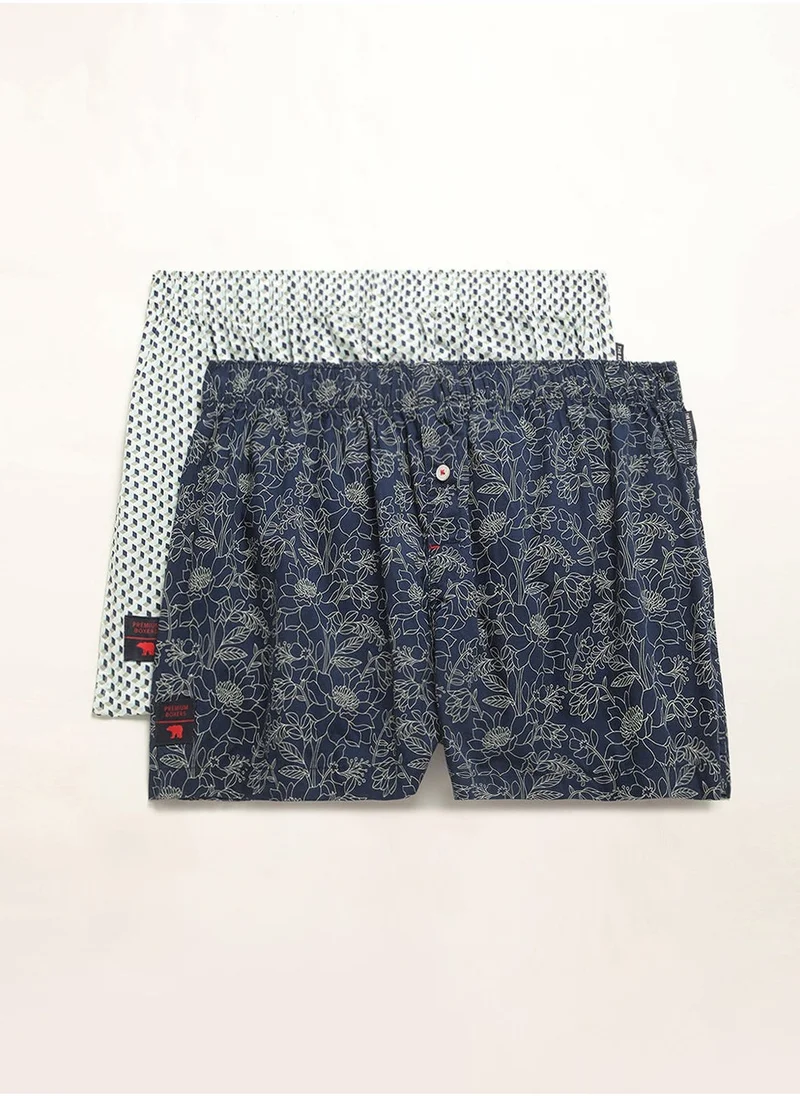 THE BEAR HOUSE Mens Cotton Boxers Multipack Soft Breathable Underwear for Men Loose Fit Comfortable Boxer Shorts for Daily Wear