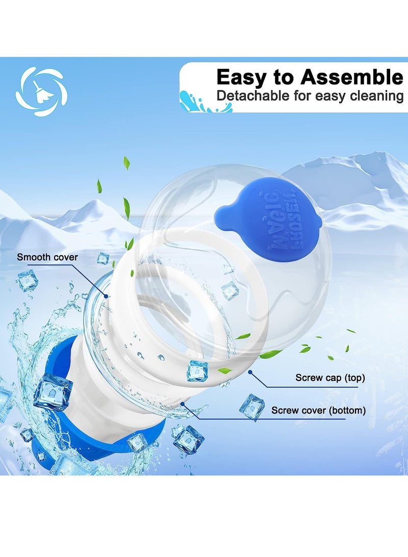 Phone Planet Slushie Maker Cup, Magic Quick Frozen Smoothies Cup, Reuseable Squeeze Cooling Cup with Lids & Straws, Homemade Milk Shake Ice Cream Maker - Image 4