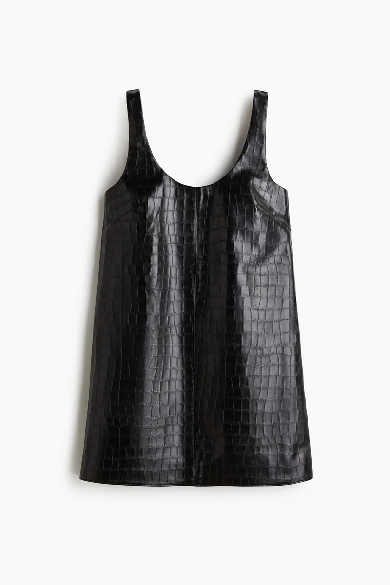 H&M Crocodile-patterned mini dress
