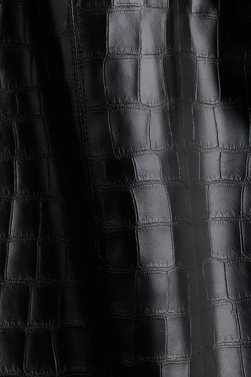 H&M Crocodile-patterned mini dress