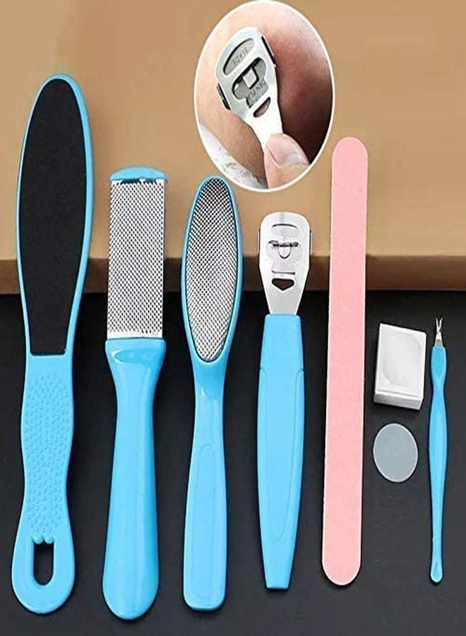 SKINPLUS Pedicure Tools for Feet - Pedicure Kit,Foot Scrubber for Dead Skin, Callus Remover, Foot Scraper, Foot File, Pitchfork, Filer for Nail Repair tool - Image 5