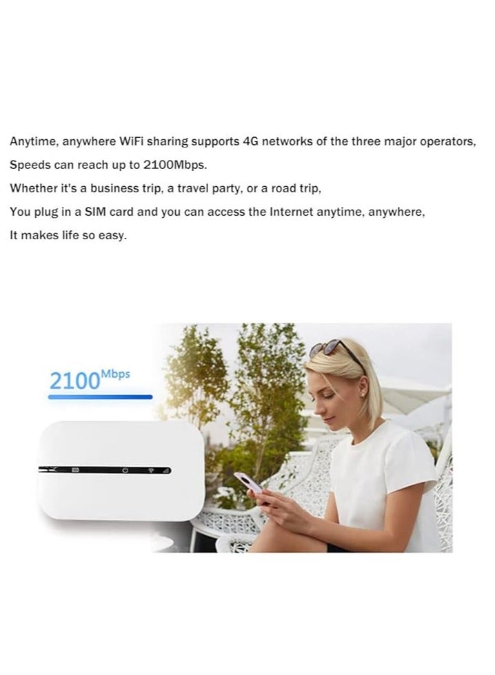 general 4G LTE Mobile WiFi Router 150Mbps High Speed Portable Travel USB Powered WiFi Modem with SIM Card Slot for Up to 16 Devices - Image 4