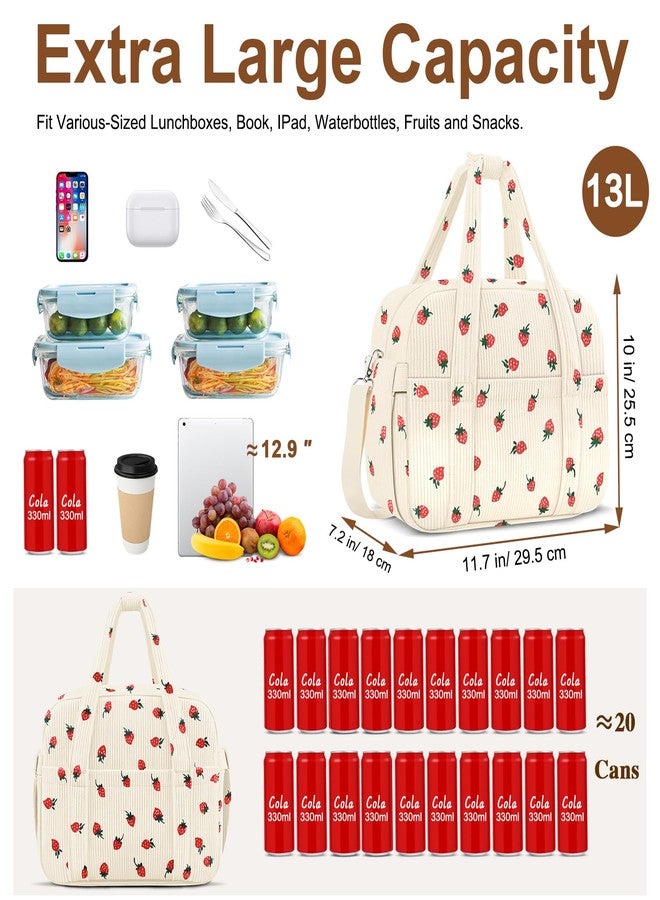 KUBYA Lunch Box Cute Insulated Lunch Bag for Women Adults Men - Image 2