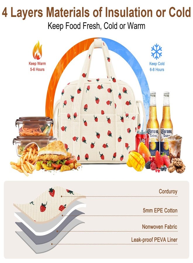 KUBYA Lunch Box Cute Insulated Lunch Bag for Women Adults Men - Image 3