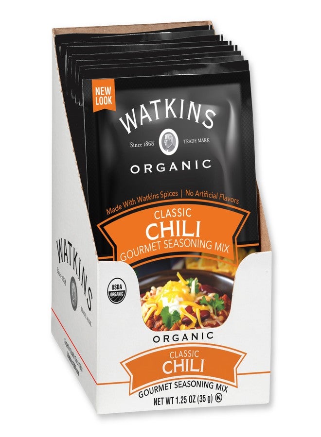Watkins Organic Chili Gourmet Seasoning Mix, 1.25 oz. Packets (Pack of 12) - Image 1