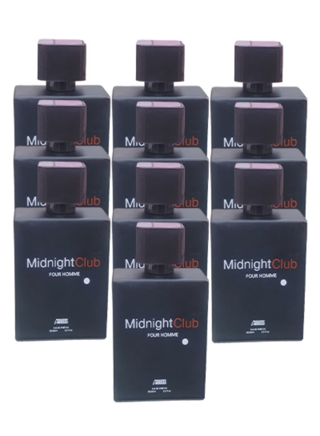 آي سينتس بريميوم 10 قطع عطر ميدنايت كلوب للرجال 100 مل - Image 1