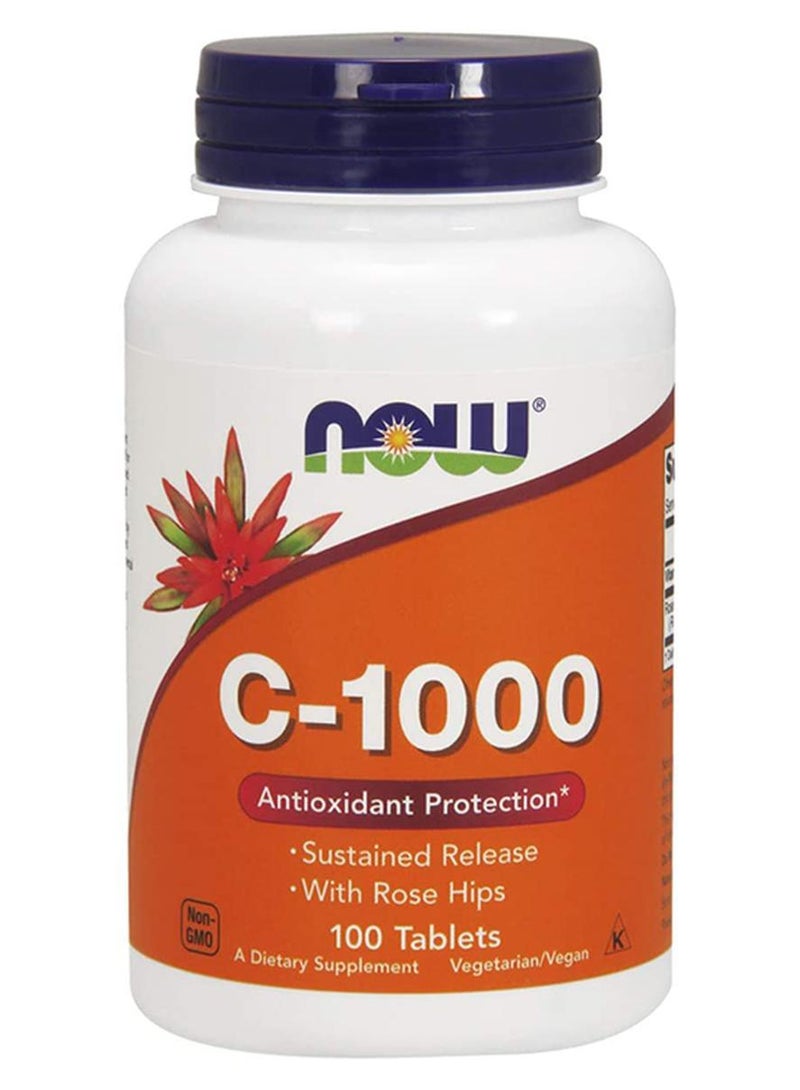 Now Foods C-1000 Antioxidant Protection Dietary Supplement - 100 Tablet - Image 1