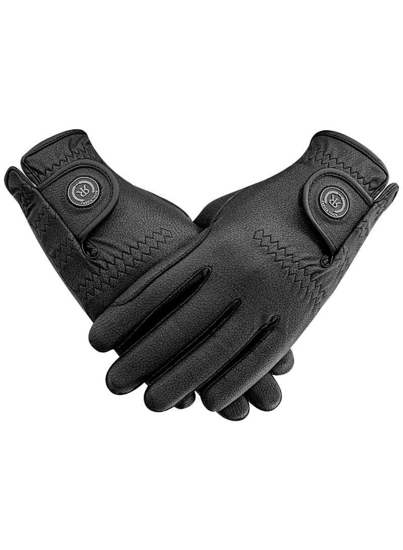 رويال رايدرز ROYAL RIDERS® 1114 Sero-Grip JP: قفازات ركوب الخيل الفاخرة بنسيج سيرينو الياباني للرجال والنساء والأطفال - #10061114 - Image 3