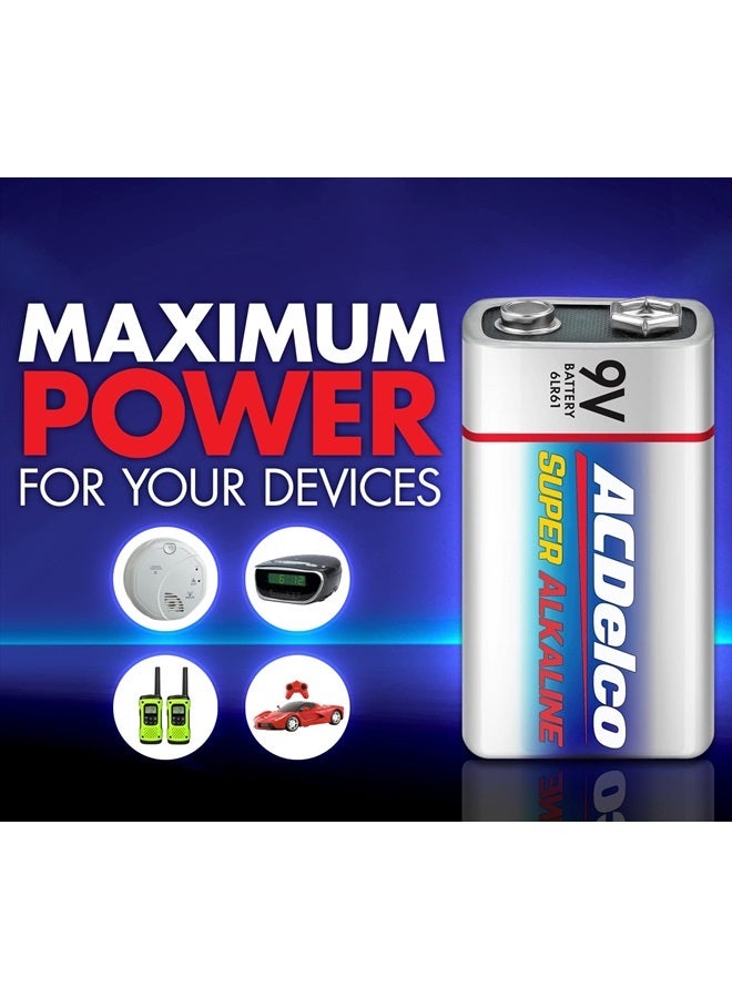 PowerMax ACDelco AA, AAA, 9-Volt Combo Pack, 40-AA, 36 AAA, 8 9V Batteries, Alkaline Batteries - Image 4