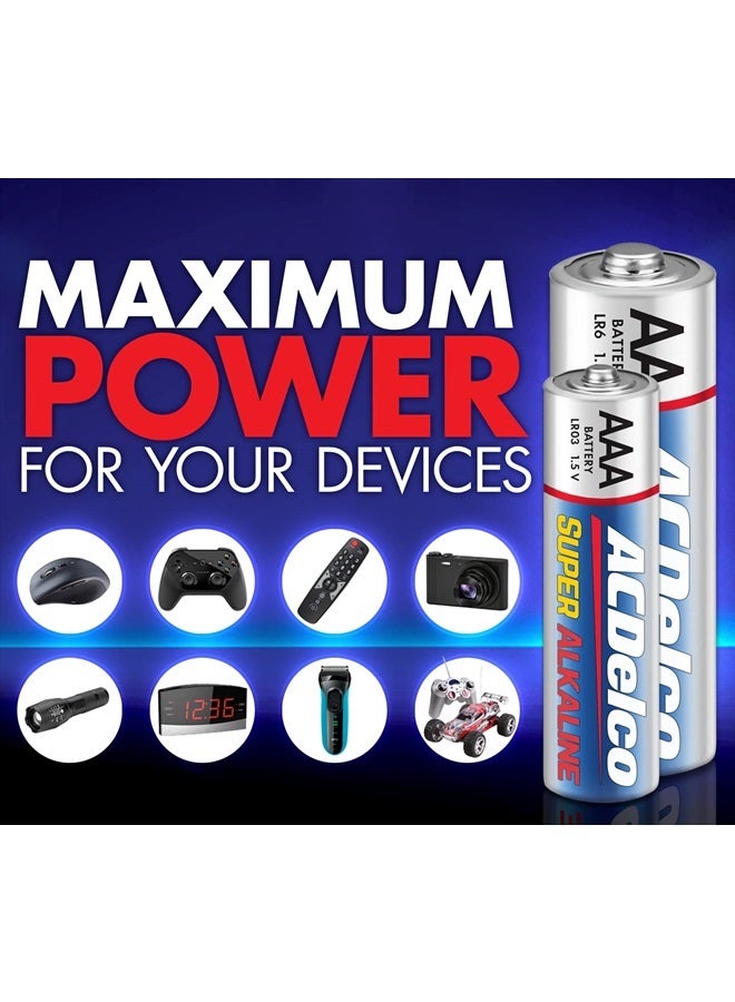 PowerMax ACDelco AA, AAA, 9-Volt Combo Pack, 40-AA, 36 AAA, 8 9V Batteries, Alkaline Batteries - Image 5