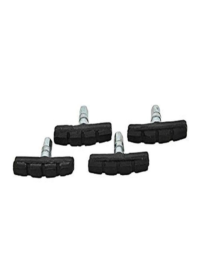 FASTPED Break Shoe 4 nos for Bicycles (Small, Black) Bicycle Brake Shoes 2pc Brake Shoes Power Brake Pads Brake Brake Clutch Wire MTB Bikes (Brake Shoes) Used - Image 3