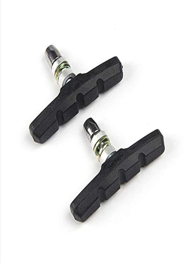 FASTPED Break Shoe 4 nos for Bicycles (Small, Black) Bicycle Brake Shoes 2pc Brake Shoes Power Brake Pads Brake Brake Clutch Wire MTB Bikes (Brake Shoes) Used - Image 2