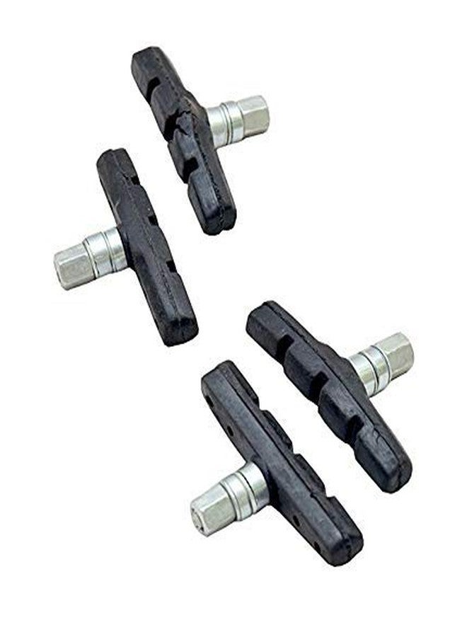 FASTPED Break Shoe 4 nos for Bicycles (Small, Black) Bicycle Brake Shoes 2pc Brake Shoes Power Brake Pads Brake Brake Clutch Wire MTB Bikes (Brake Shoes) Used - Image 4