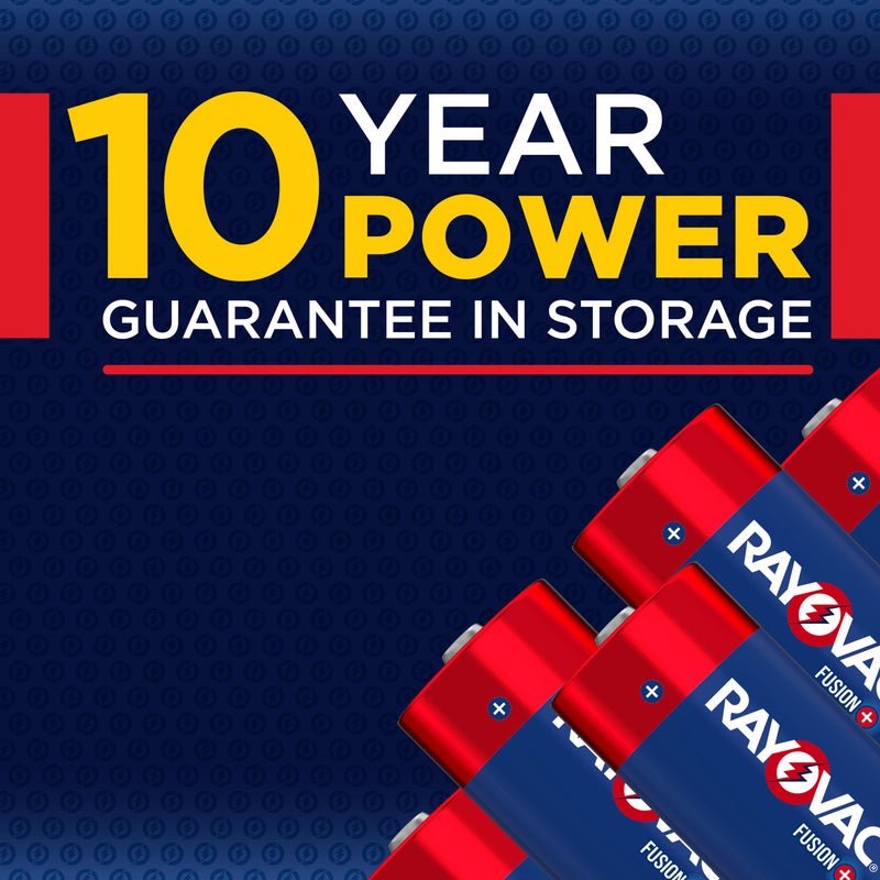 Rayovac Fusion C Batteries, Premium Alkaline C Cell Batteries (4 Battery Count) - Image 3