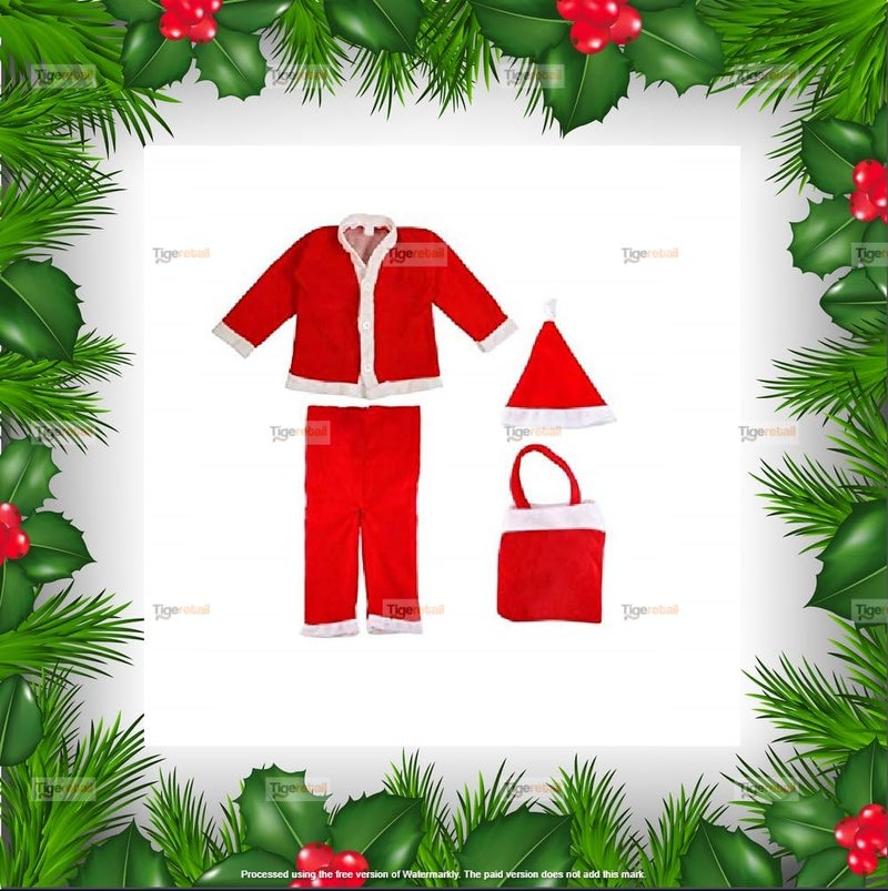 Osmosis Christmas Dress for Kids-Santa Claus Dress/Costume for Kids by Osmosis(3-4 Years) - Image 5