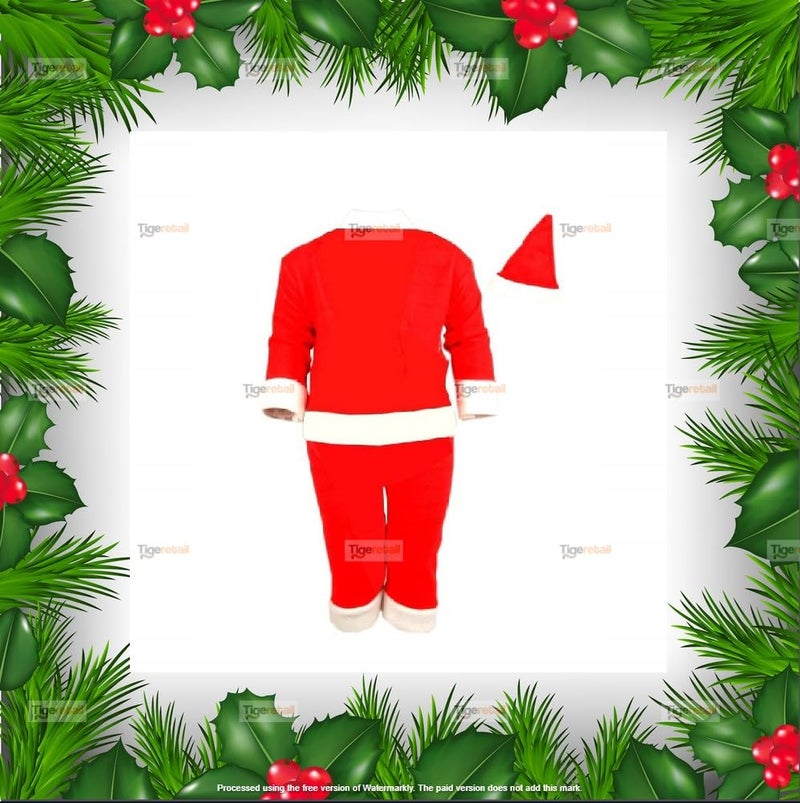 Osmosis Christmas Dress for Kids-Santa Claus Dress/Costume for Kids by Osmosis(3-4 Years) - Image 4