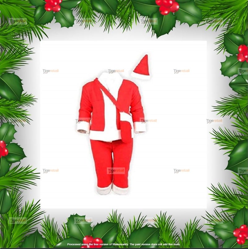 Osmosis Christmas Dress for Kids-Santa Claus Dress/Costume for Kids by Osmosis(3-4 Years) - Image 3