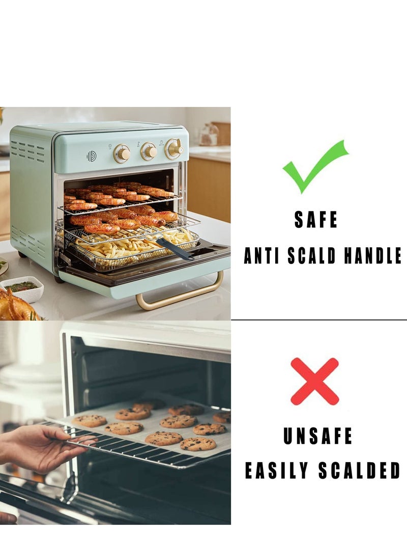 Zikra Multi-Functional Oven Tray Extractor Tool，Air Fryer Tray & Grill Extractor, Heat-Resistant Handles, Swiftly Remove Trays and Grills from Convection Toaster Oven - Image 4