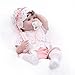 Cloveray 20inch Large Realistic Reborn Baby Doll HandRooted Hair Lifelike Baby Dolls with Accessories for 3 Year Old Girls Gifts Pretend Play Collection - Image 4