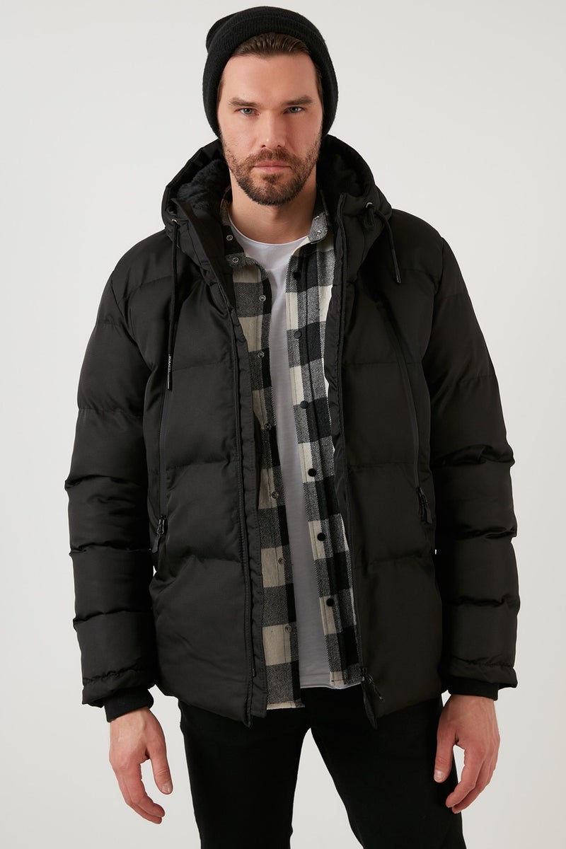 Buratti Hooded Water and Wind Resistant Cold Proof Slim Fit Coat Men'S COAT 5717101  - Image 3