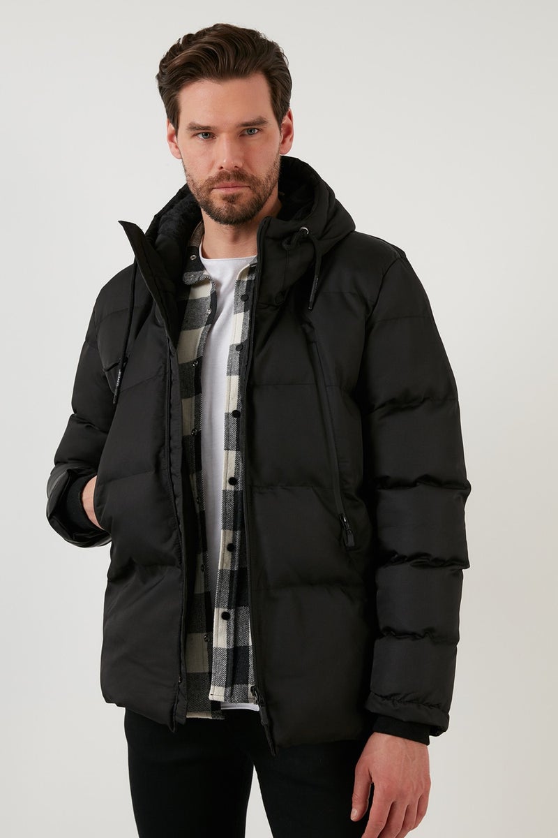 Buratti Hooded Water and Wind Resistant Cold Proof Slim Fit Coat Men'S COAT 5717101  - Image 4