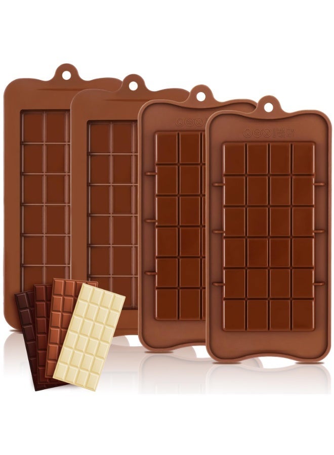 2-piece silicone chocolate mold set – non-stick rectangular molds for making Dubai chocolates and homemade sweets – oven, microwave, freezer and dishwasher safe – 22 x 15 x 1 cm, deep enough to add nuts and fruits. - Image 4