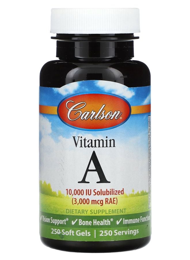Vitamin A 3000 mcg RAE (10000 IU) 250 Soft Gels