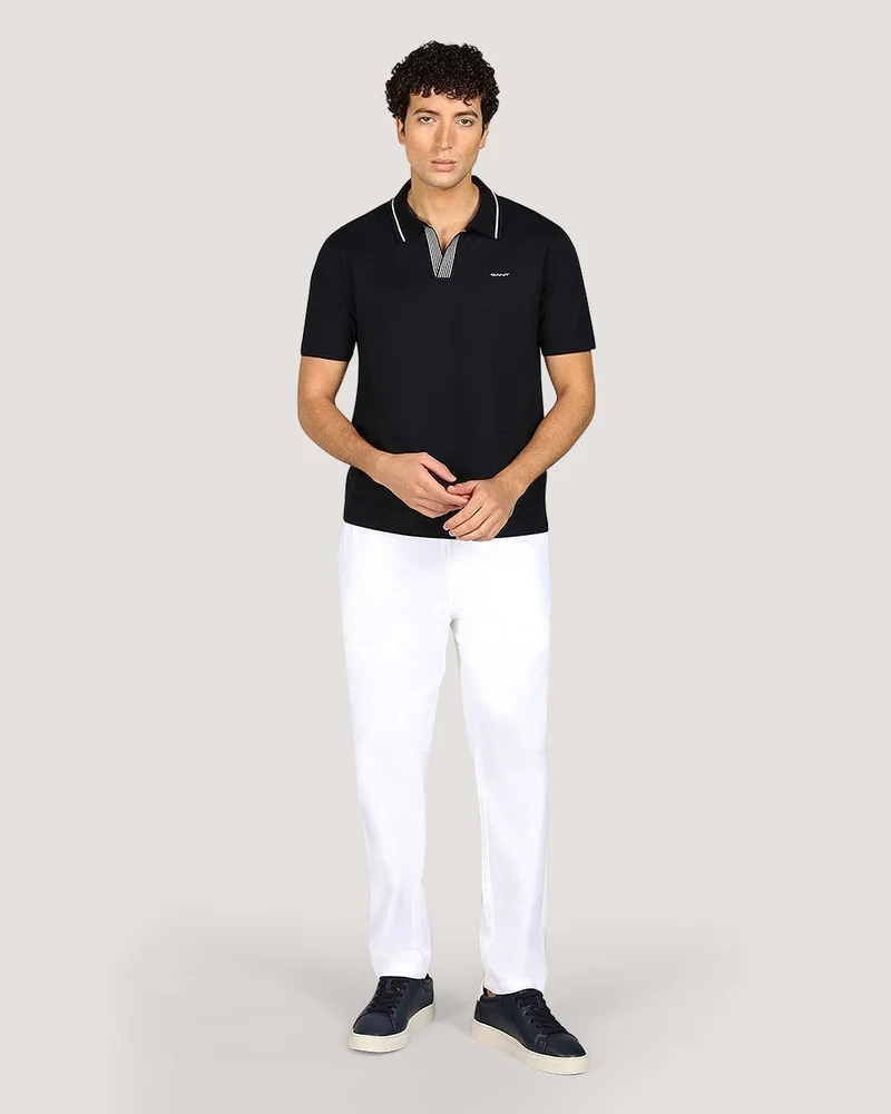 GANT Tipping Short Sleeve Polo Shirt