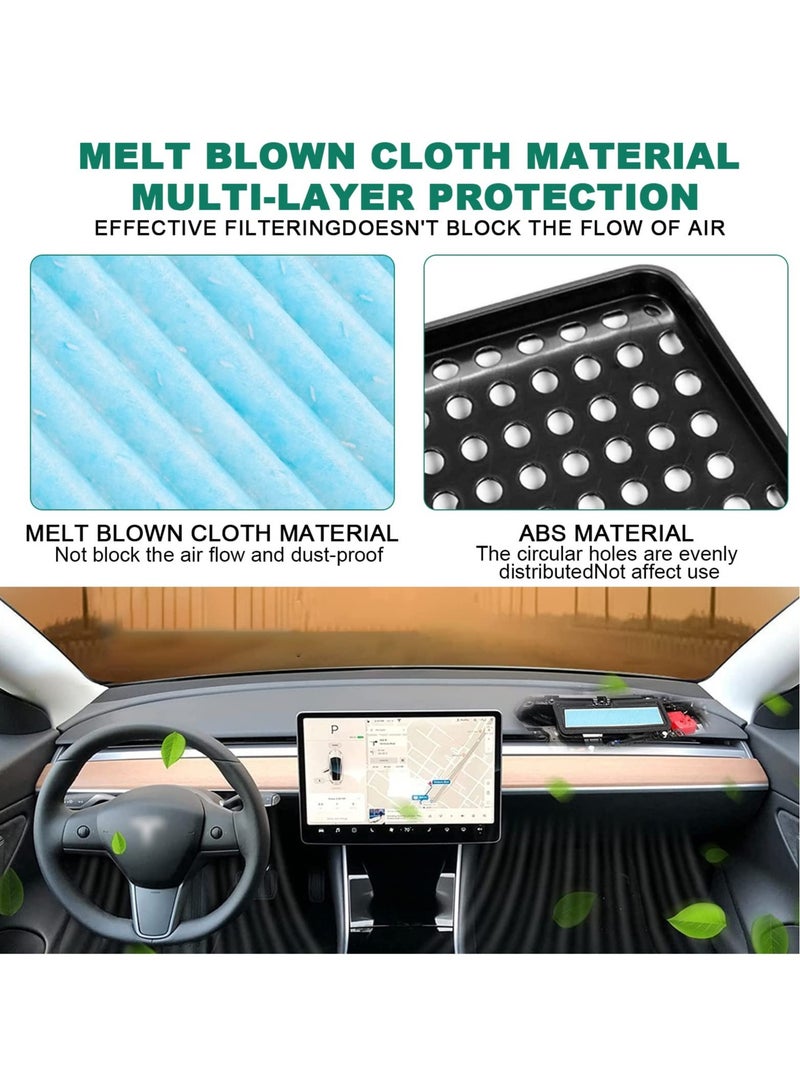 Excefore 2021-2023 Model 3 Air Filter, Air Intake HEPA Filter, for Tesla Model 3 2023 - 2021 Air Inlet Vent Covers A/C Internal Filter Vehicle Replacement External Accessories - Image 5