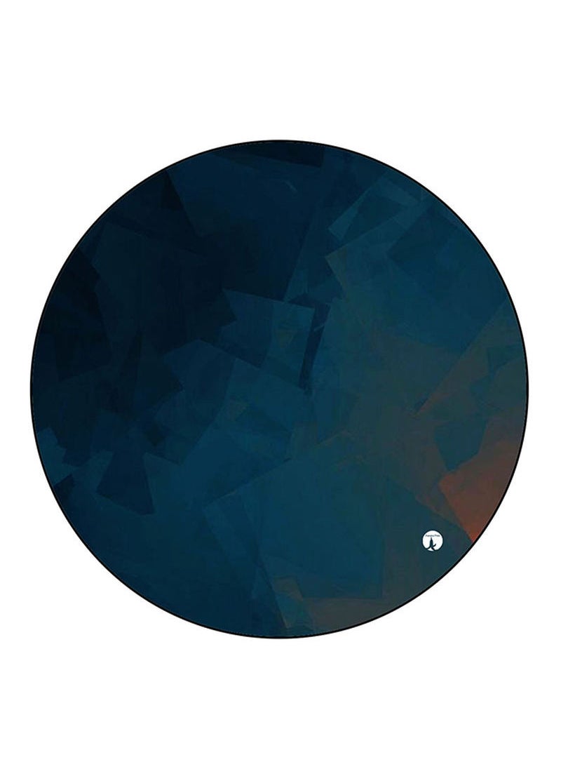 The Color Blue Printed Mouse Pad Multicolour