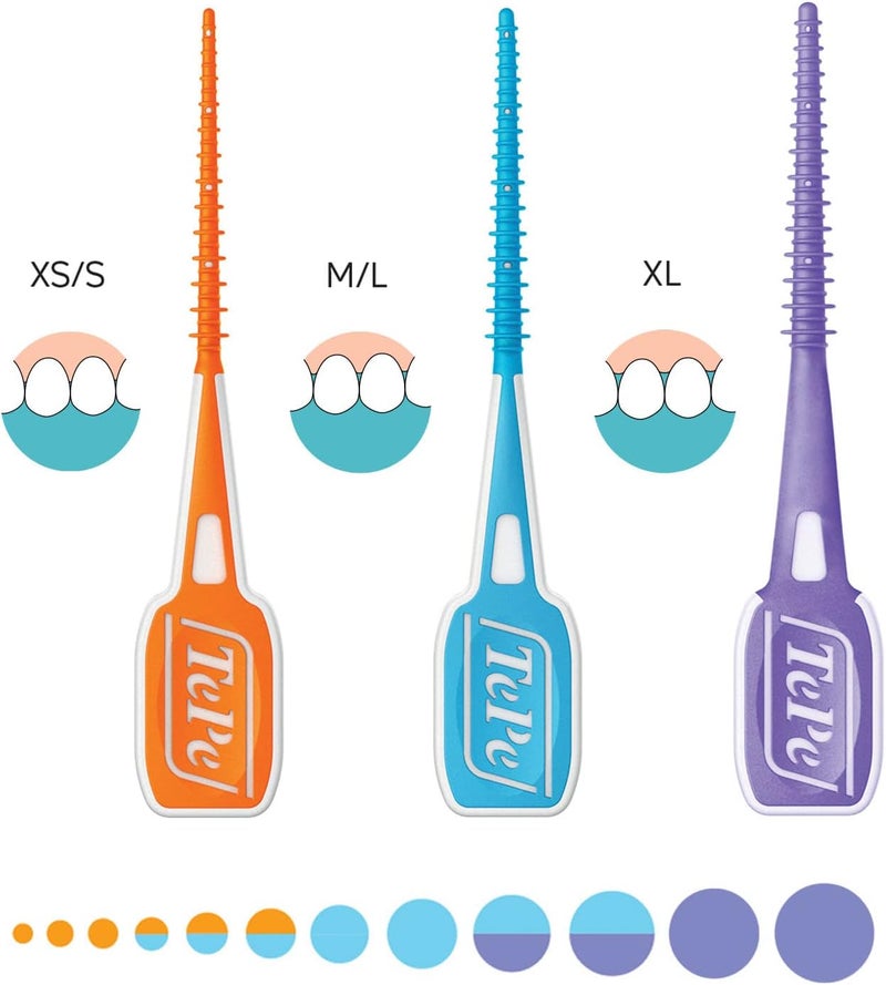 TePe EasyPick Toothpicks Orange ISO XSS 60pcs Dental Plaque Removal Tool efficient and Easy Cleaning Between The Teeth toothpicks for Narrow Gaps - Image 3