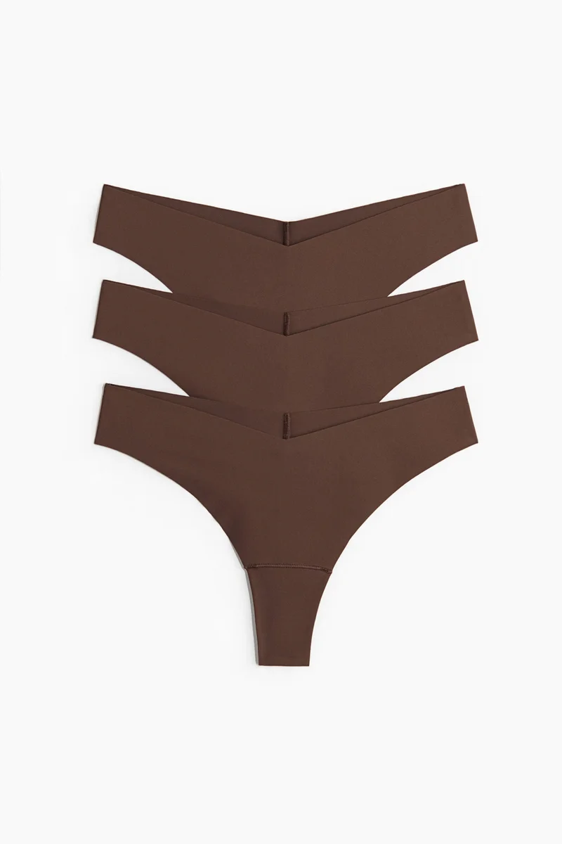 H&M 3-pack invisible Brazilian briefs