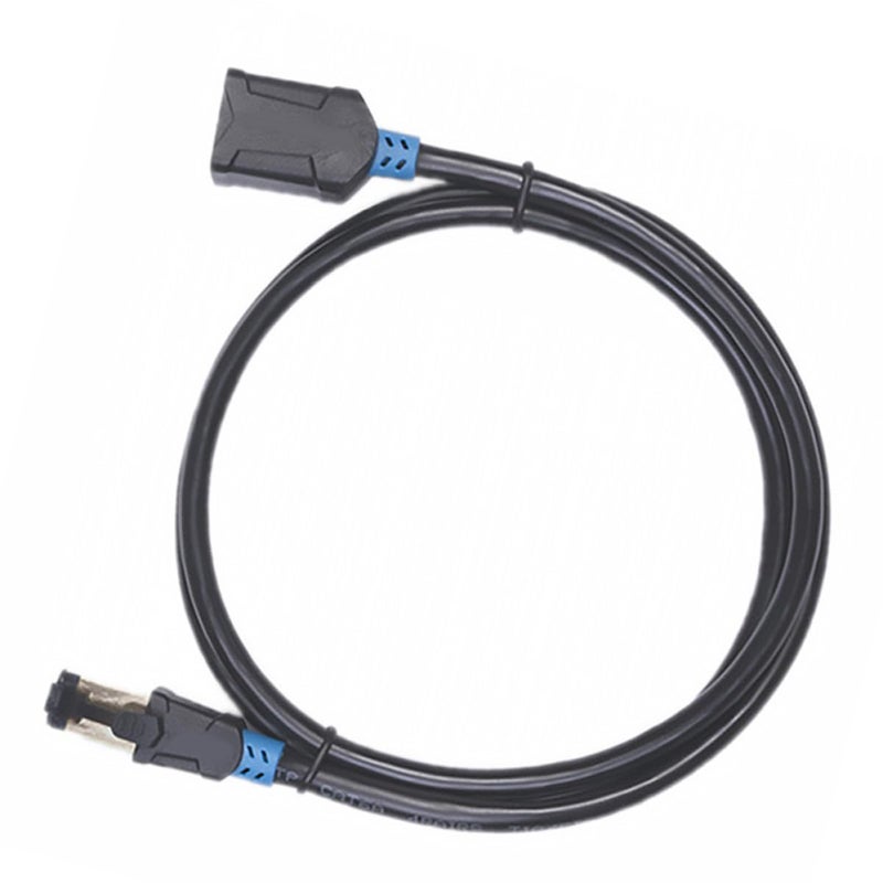 Cat6 Ethernet Cable 10ft Male to Female Shielded High Speed LAN Network Cord - Image 1