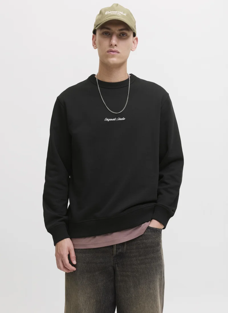 Logo Crew Neck Sweatshirt
